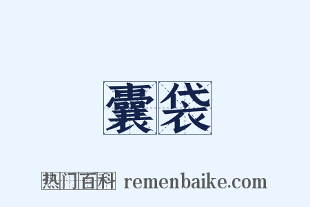 囊袋是什么意思的图片